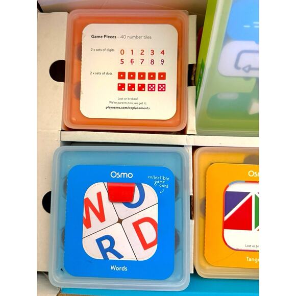 OSMO Lot: Hot Wheels, Numbers, Words, Tangram, Coding, Dry Erase, 2 SEALED Games - Picture 4 of 11